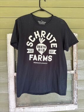 The Office Schrute Farms Graphic T-Shirt - Black